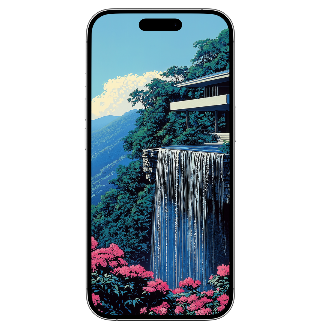 INFINITY FALLS MOBILE WALLPAPER