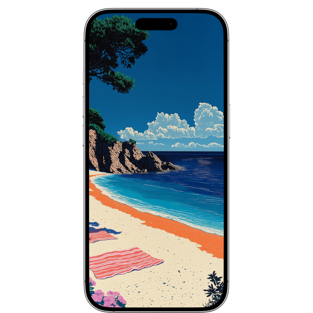 STRIPE AND SAND MOBILE WALLPAPER