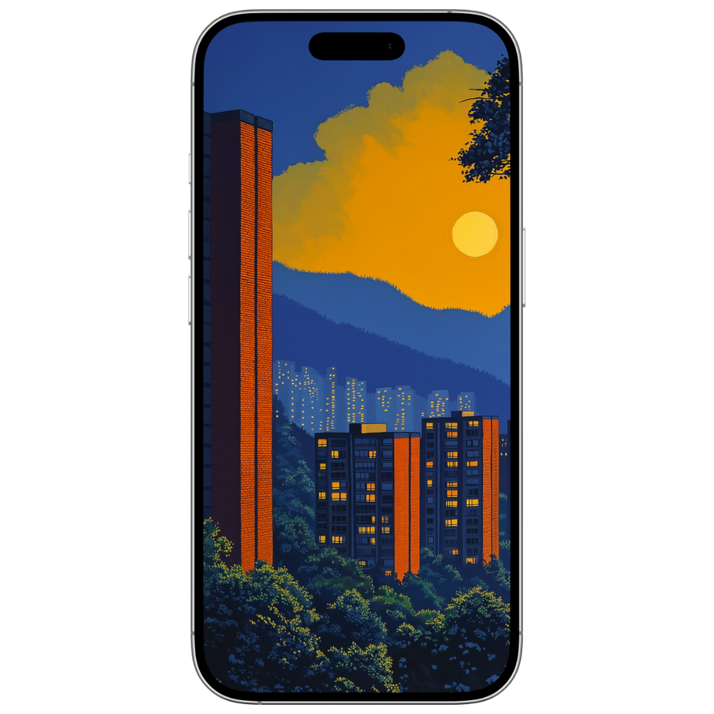 APARTMENT ROW MOBILE WALLPAPER