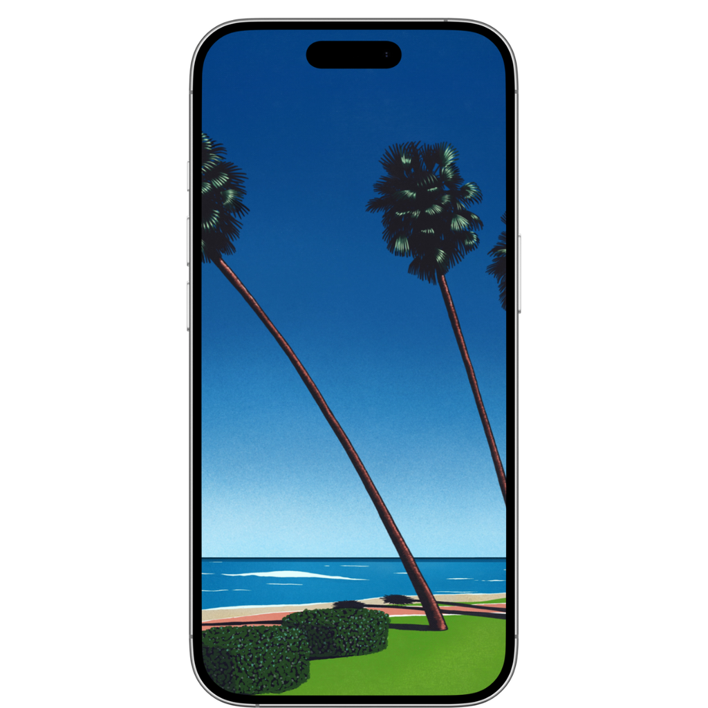 RETRO BEACH MOBILE WALLPAPER