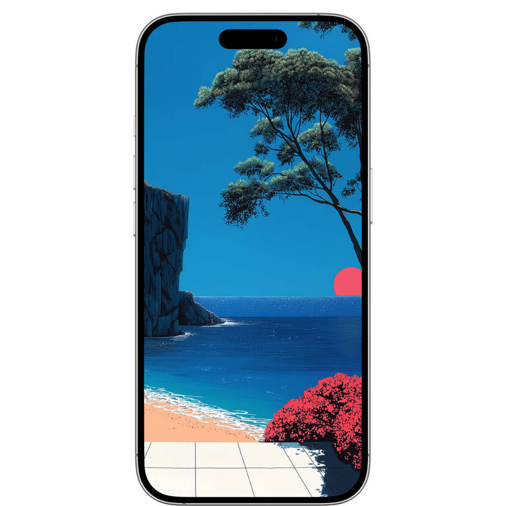 PACIFIC BLOSSOMS MOBILE WALLPAPER