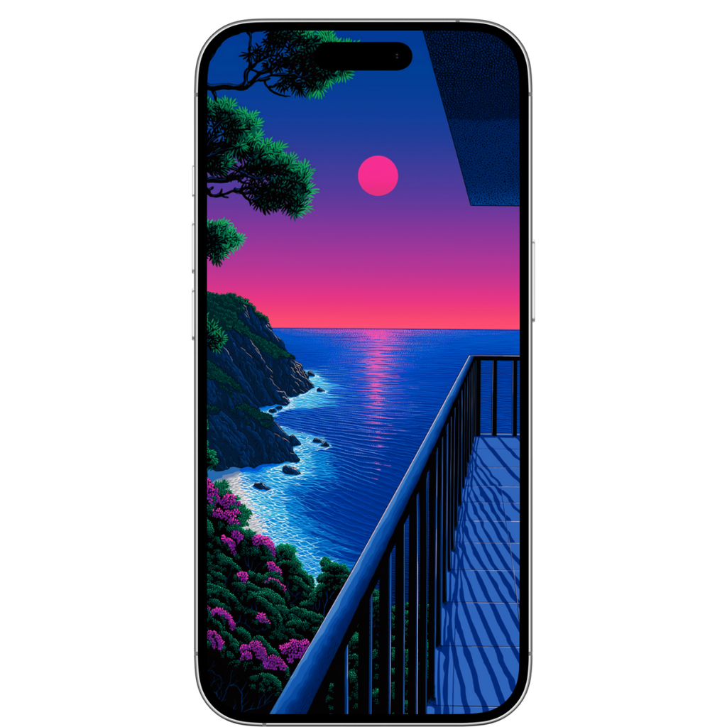 SUN MOON MOBILE WALLPAPER