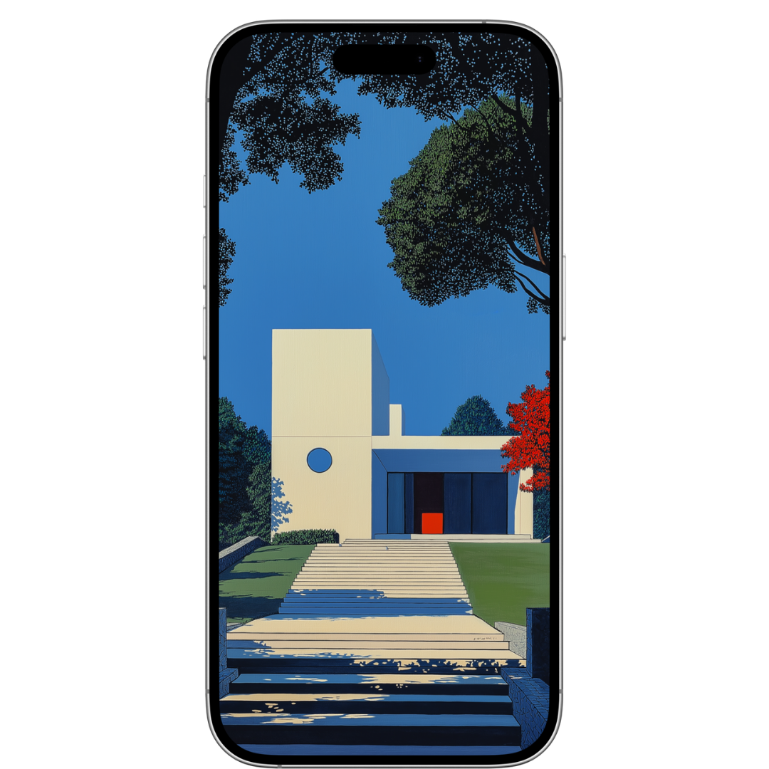 HOUSE OF RED MOBILE WALLPAPER