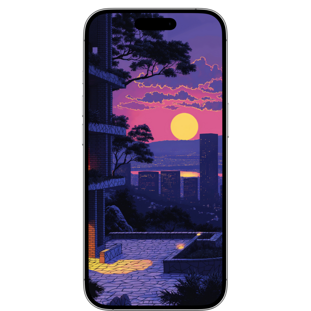 PURPLE STONE CONDO MOBILE WALLPAPER