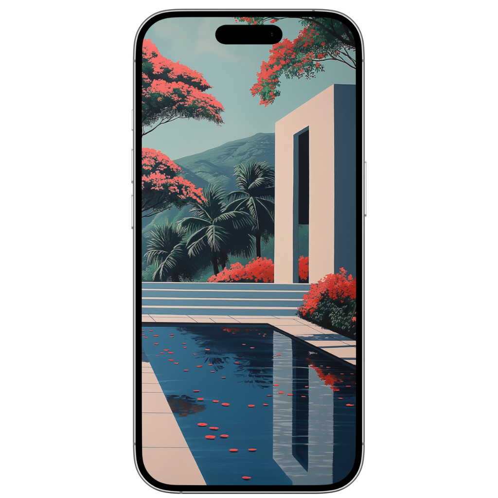 BLOSSOM POOL MOBILE WALLPAPER