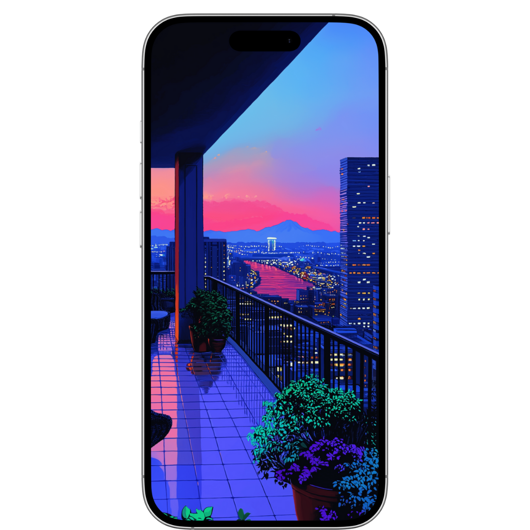 PATIO DUSK MOBILE WALLPAPER