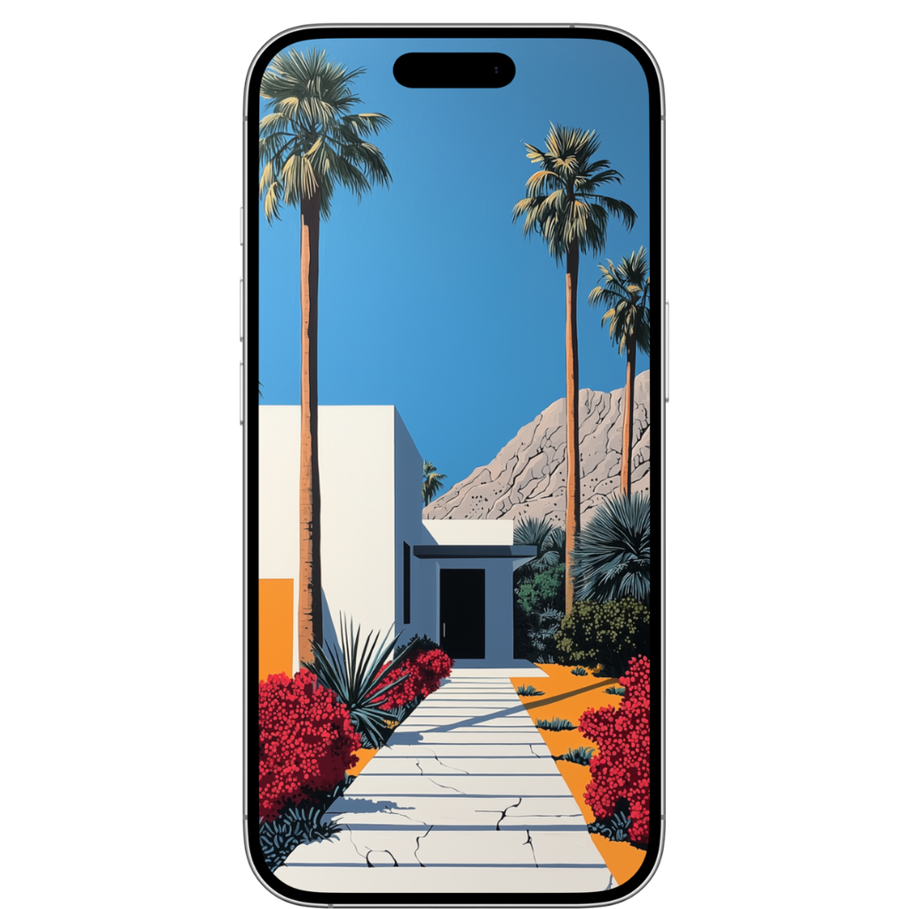 PALM SPRINGS WALK MOBILE WALLPAPER