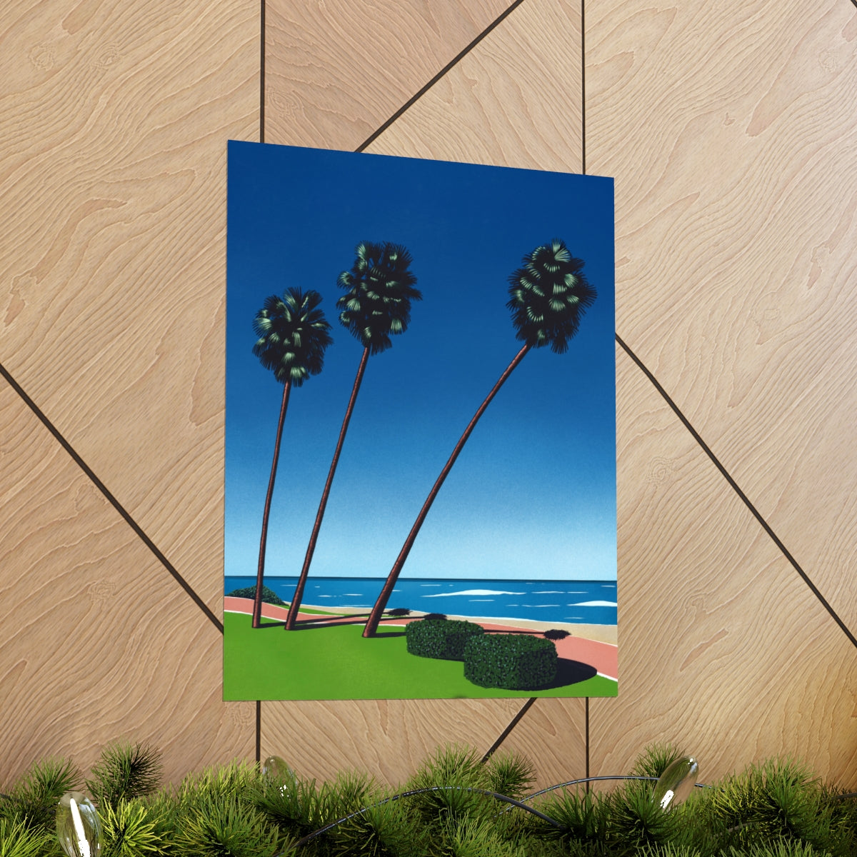 RETRO BEACH WALL POSTER