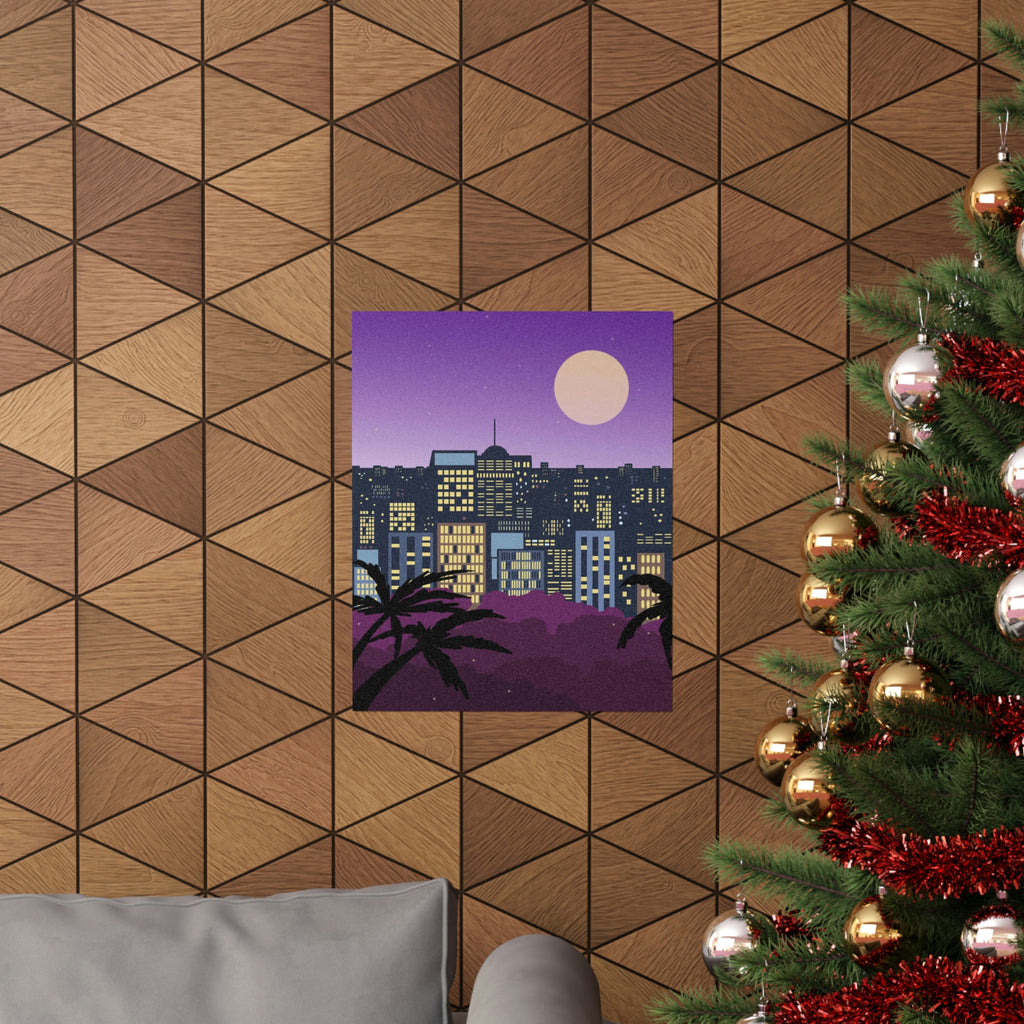 LUNAR NIGHTS WALL POSTER