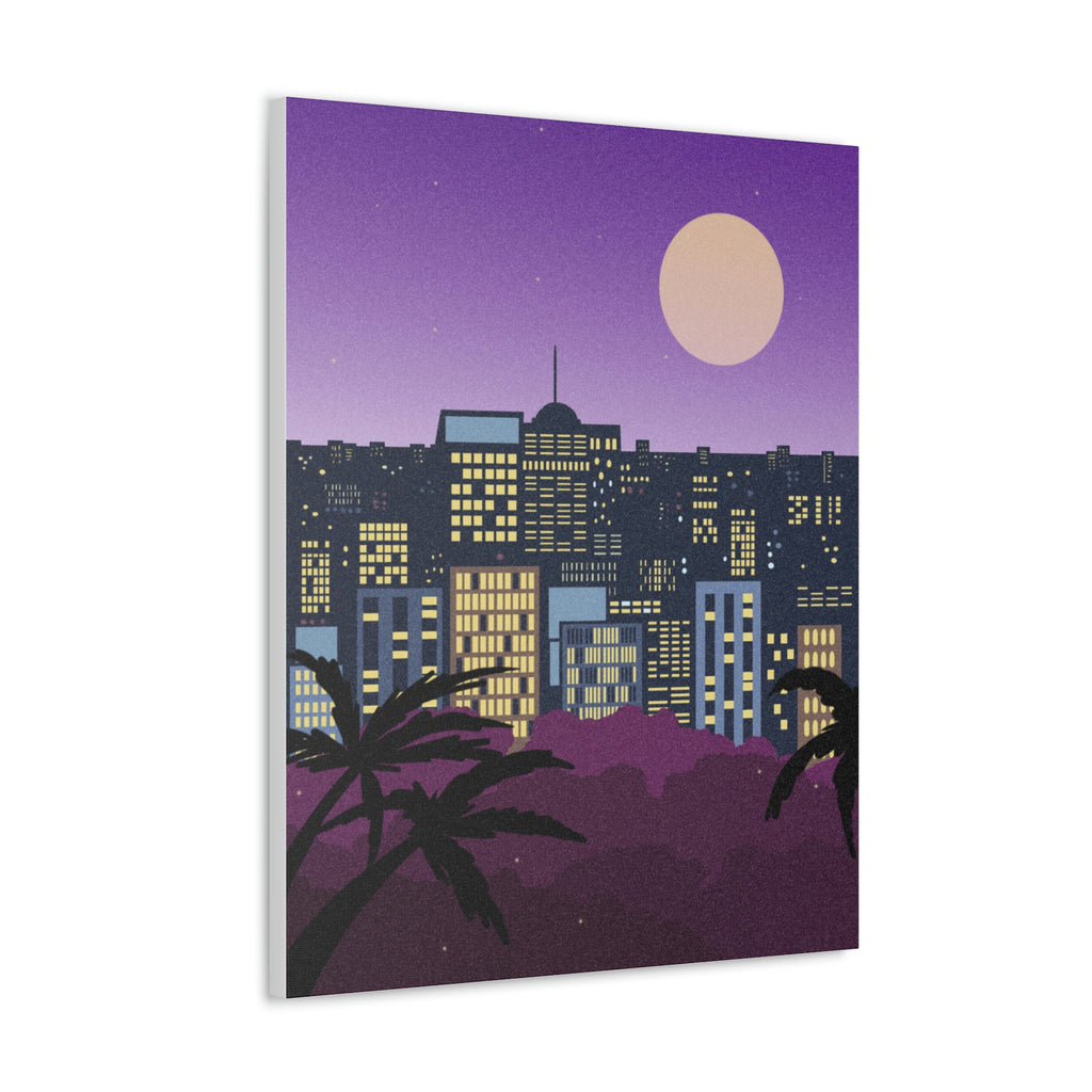 LUNAR NIGHTS WALL CANVAS
