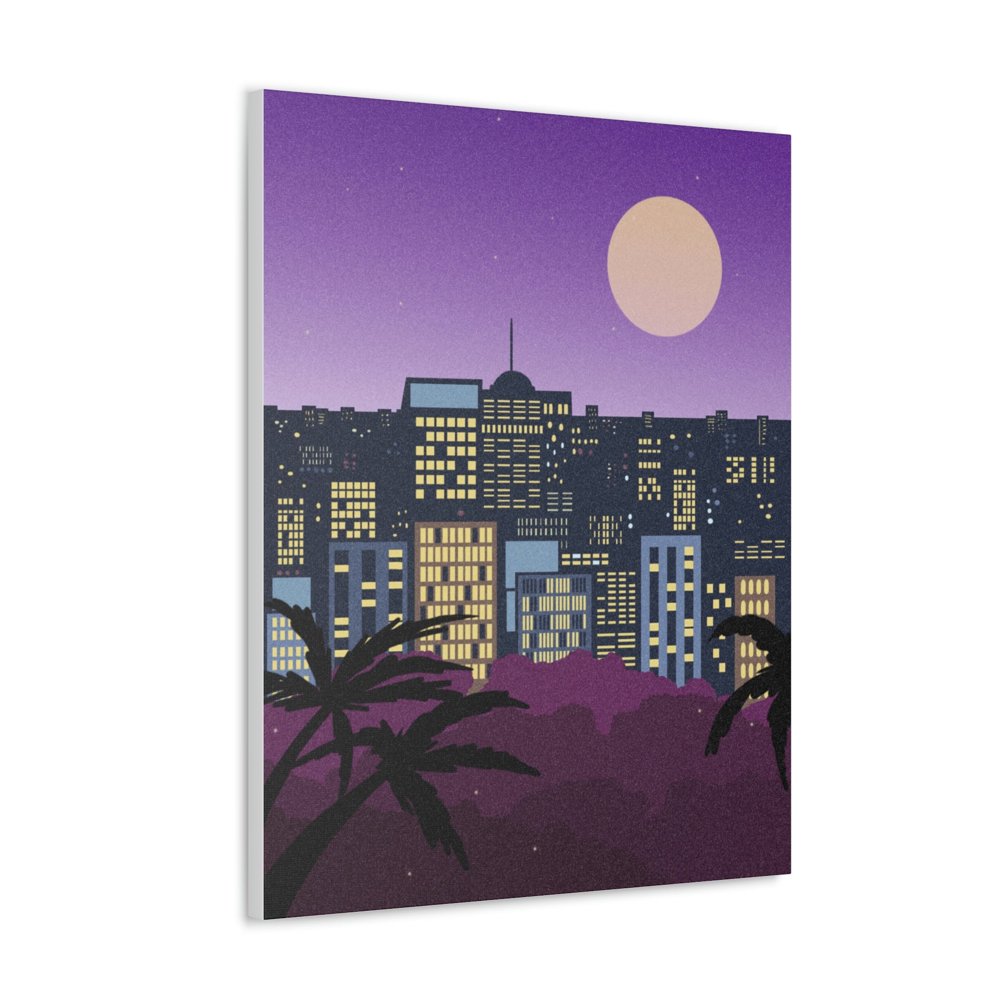 LUNAR NIGHTS WALL CANVAS