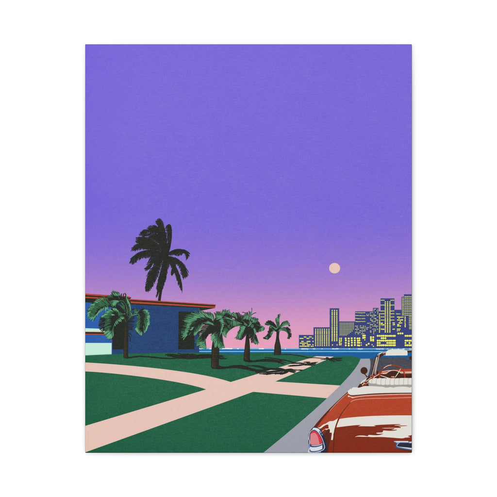 MIAMI NIGHTS WALL CANVAS