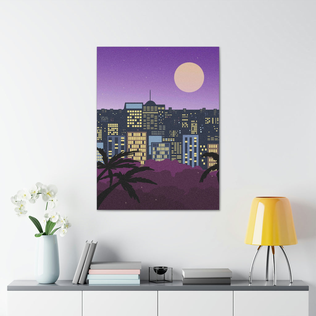 LUNAR NIGHTS WALL CANVAS
