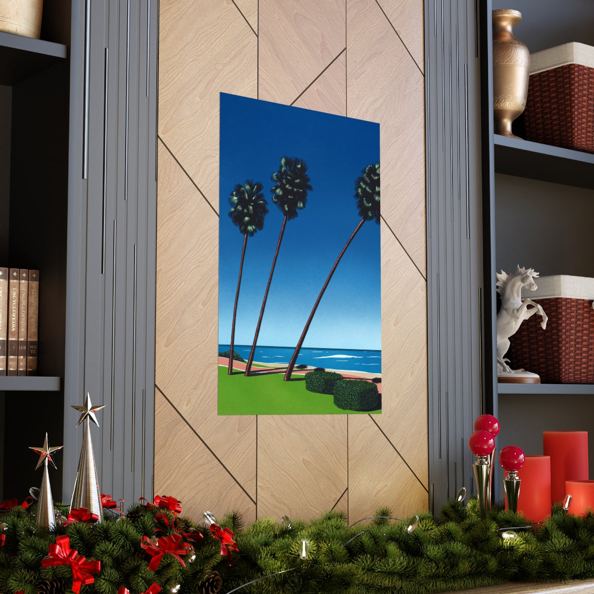 RETRO BEACH WALL POSTER