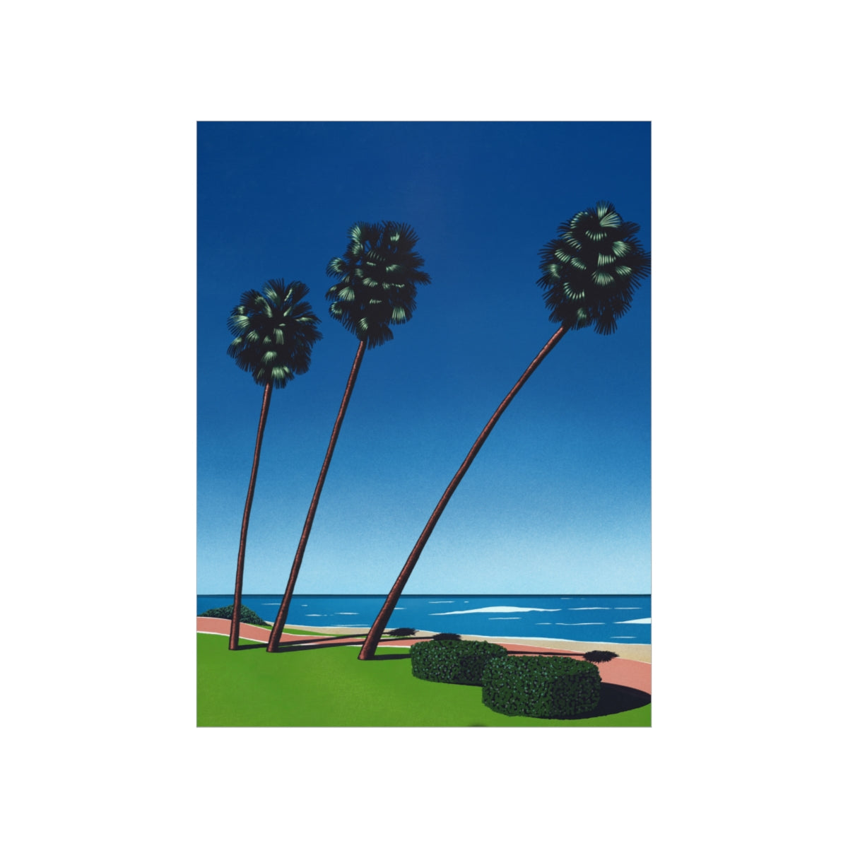 RETRO BEACH WALL POSTER