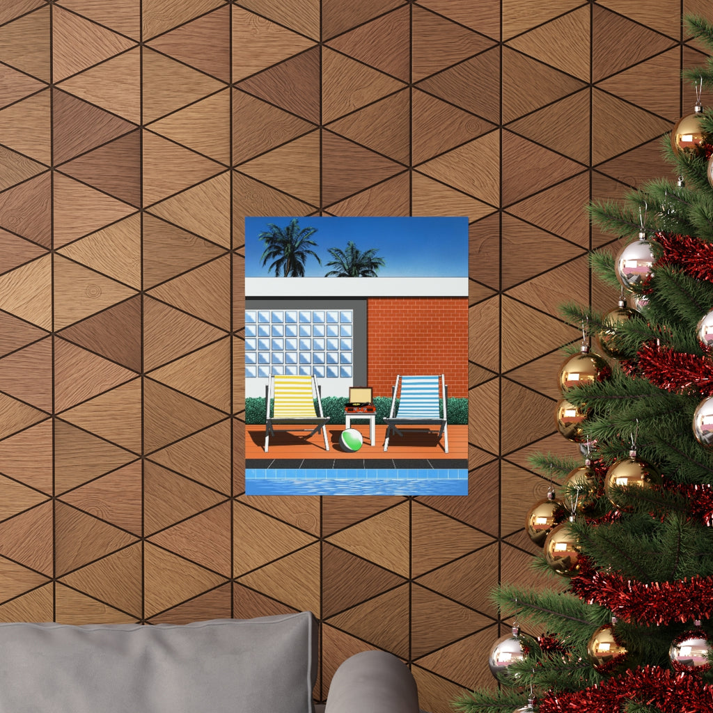 BACK TO SUMMER WALL POSTER