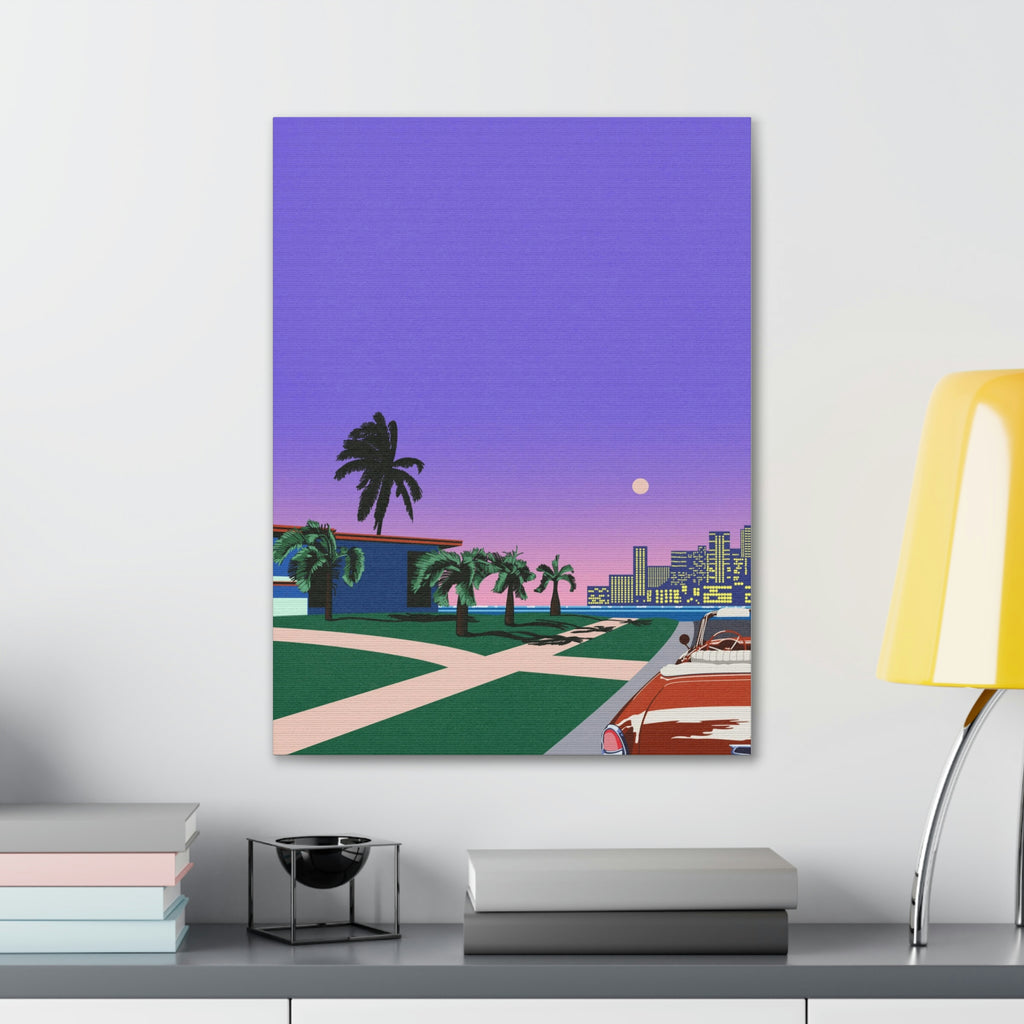 MIAMI NIGHTS WALL CANVAS