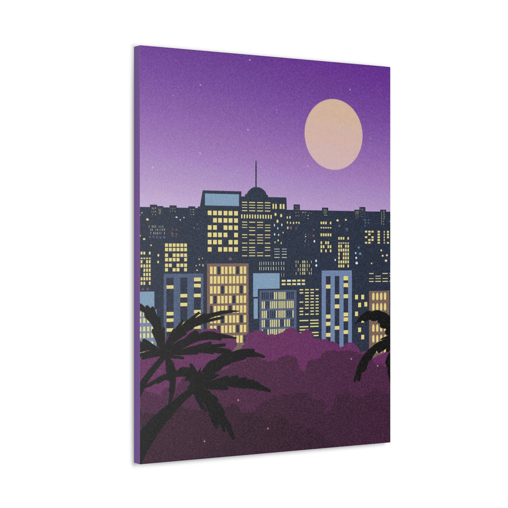 LUNAR NIGHTS WALL CANVAS