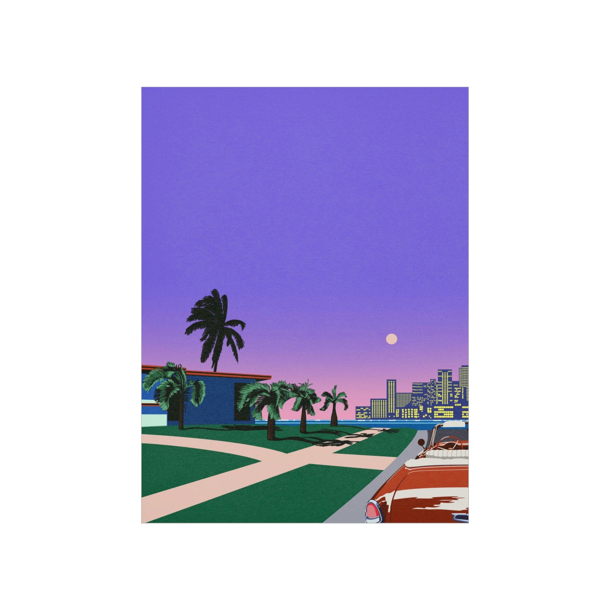MIAMI NIGHTS WALL POSTER