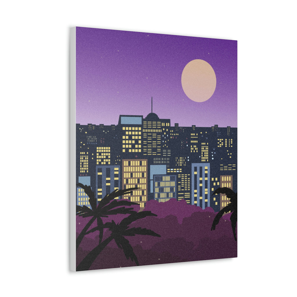 LUNAR NIGHTS WALL CANVAS
