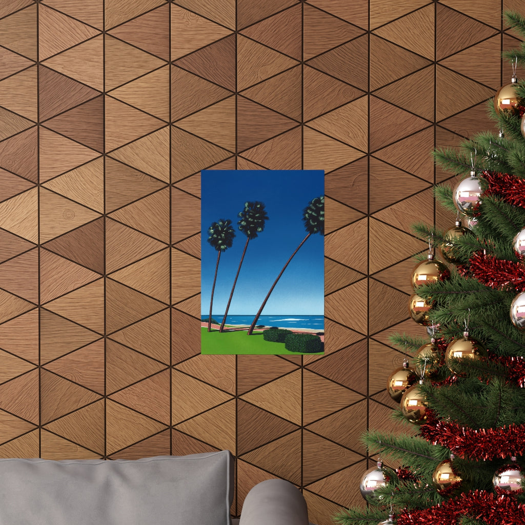 RETRO BEACH WALL POSTER