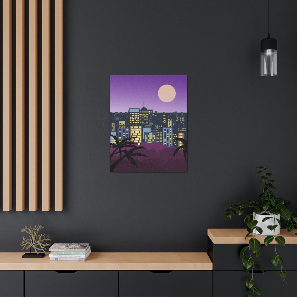 LUNAR NIGHTS WALL CANVAS