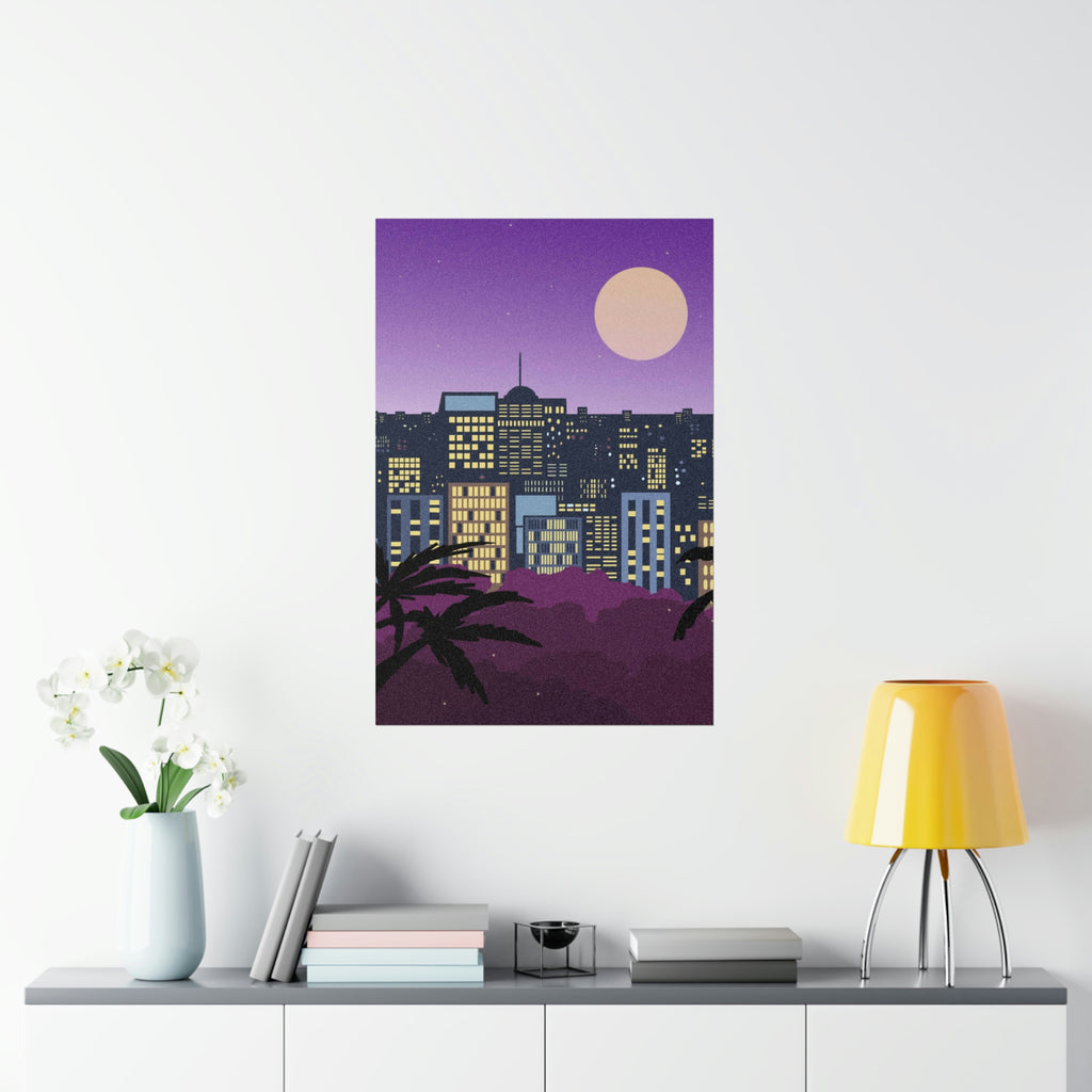 LUNAR NIGHTS WALL POSTER