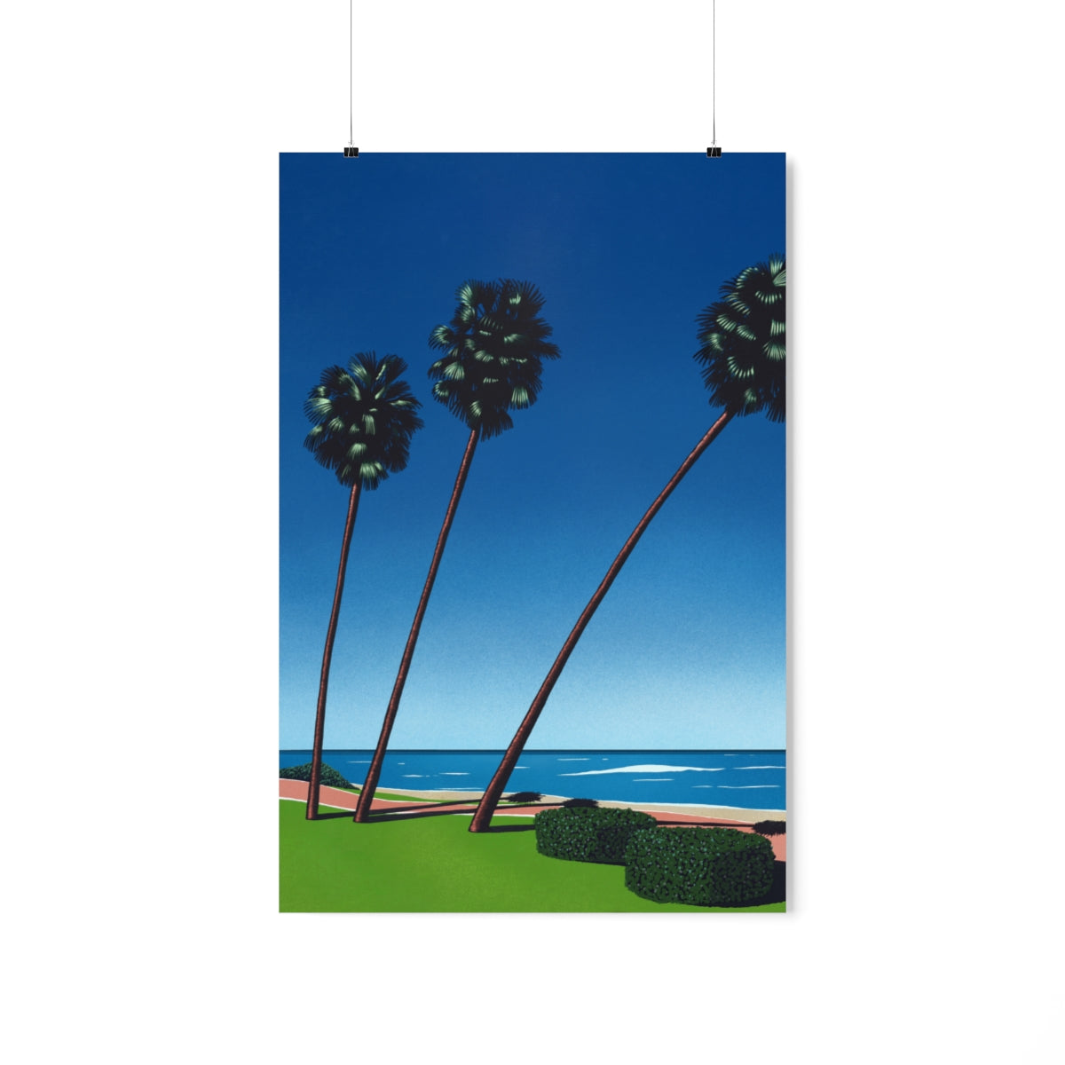 RETRO BEACH WALL POSTER