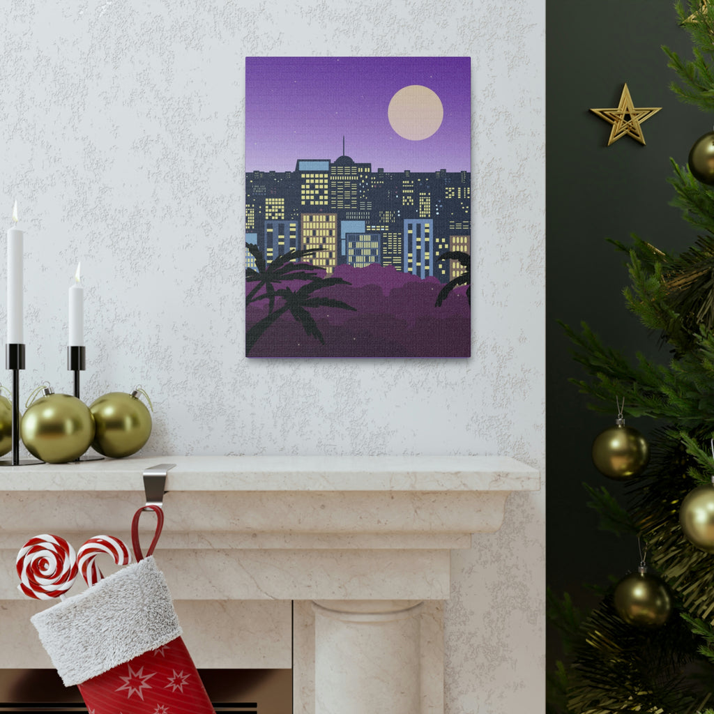 LUNAR NIGHTS WALL CANVAS