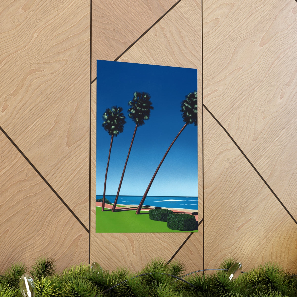 RETRO BEACH WALL POSTER