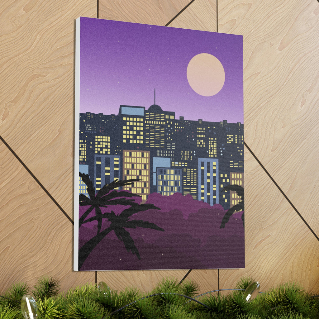 LUNAR NIGHTS WALL CANVAS