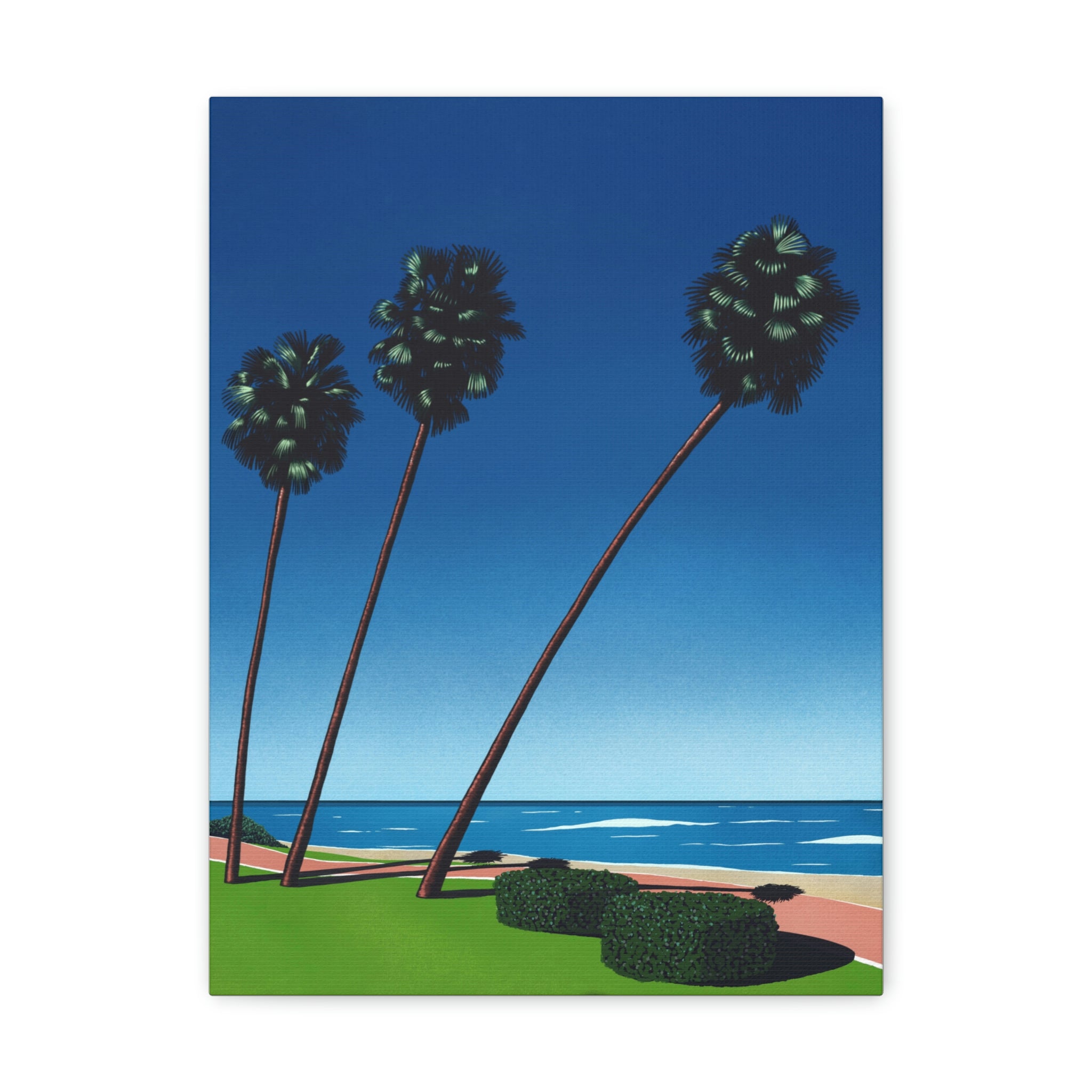 RETRO BEACH WALL CANVAS