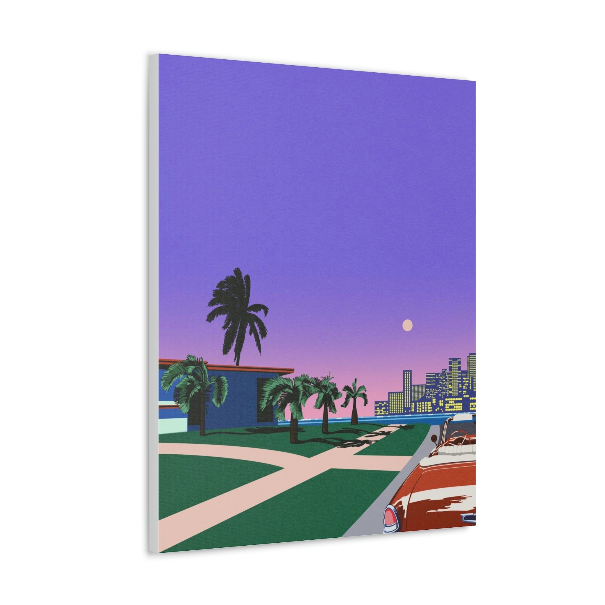 MIAMI NIGHTS WALL CANVAS