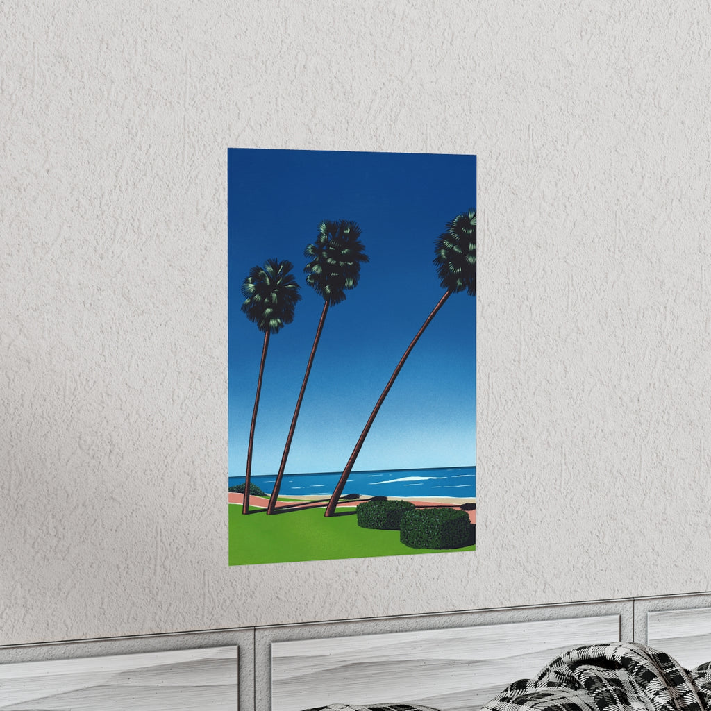 RETRO BEACH WALL POSTER
