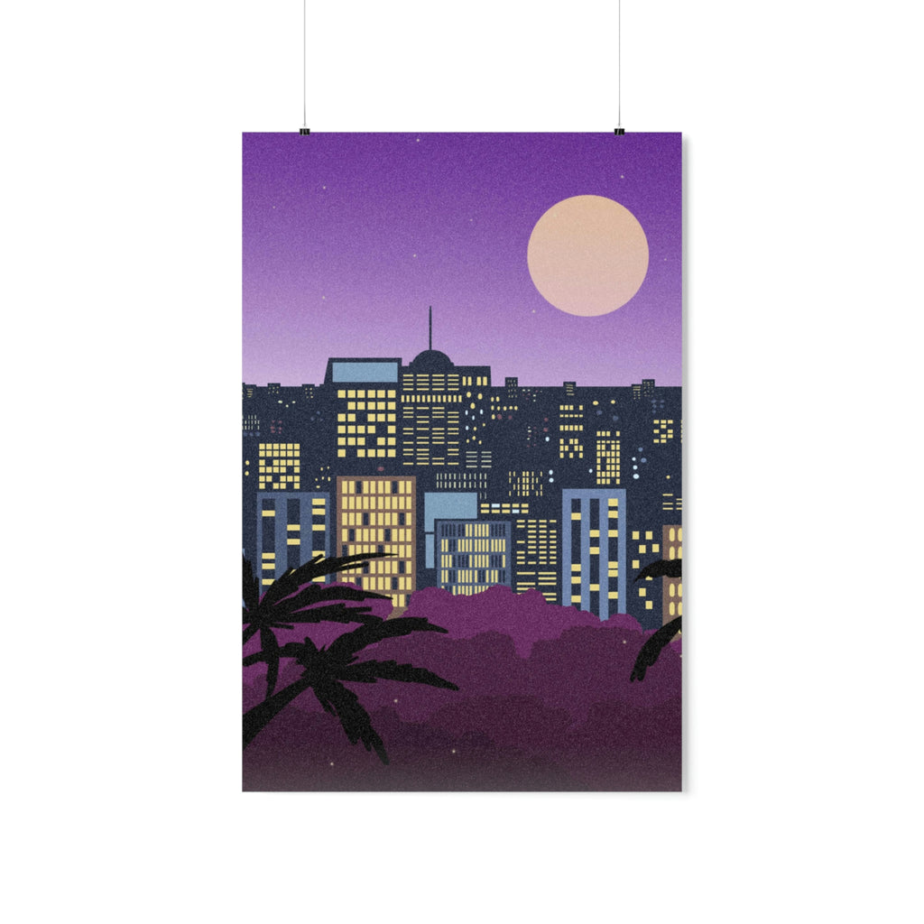 LUNAR NIGHTS WALL POSTER