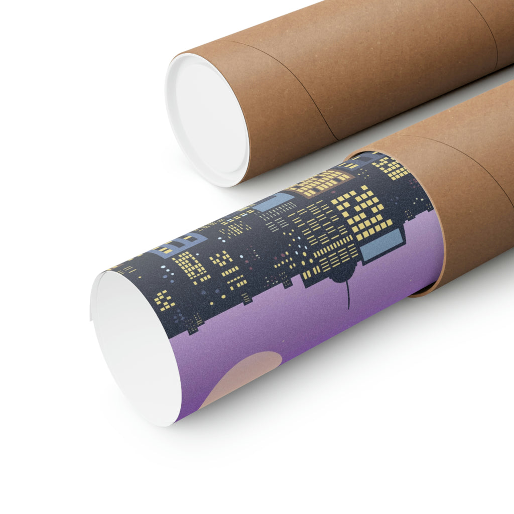 LUNAR NIGHTS WALL POSTER