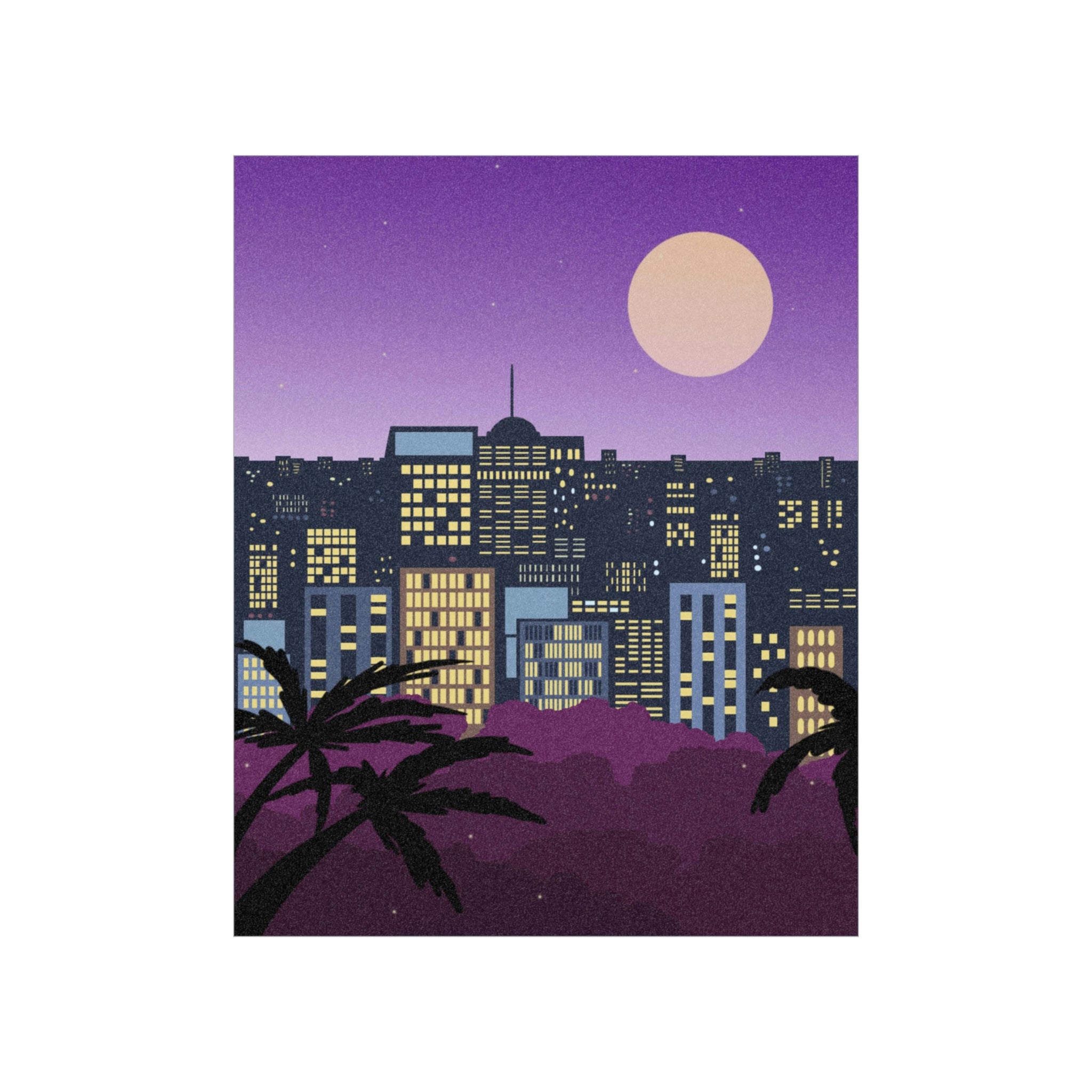 LUNAR NIGHTS WALL POSTER