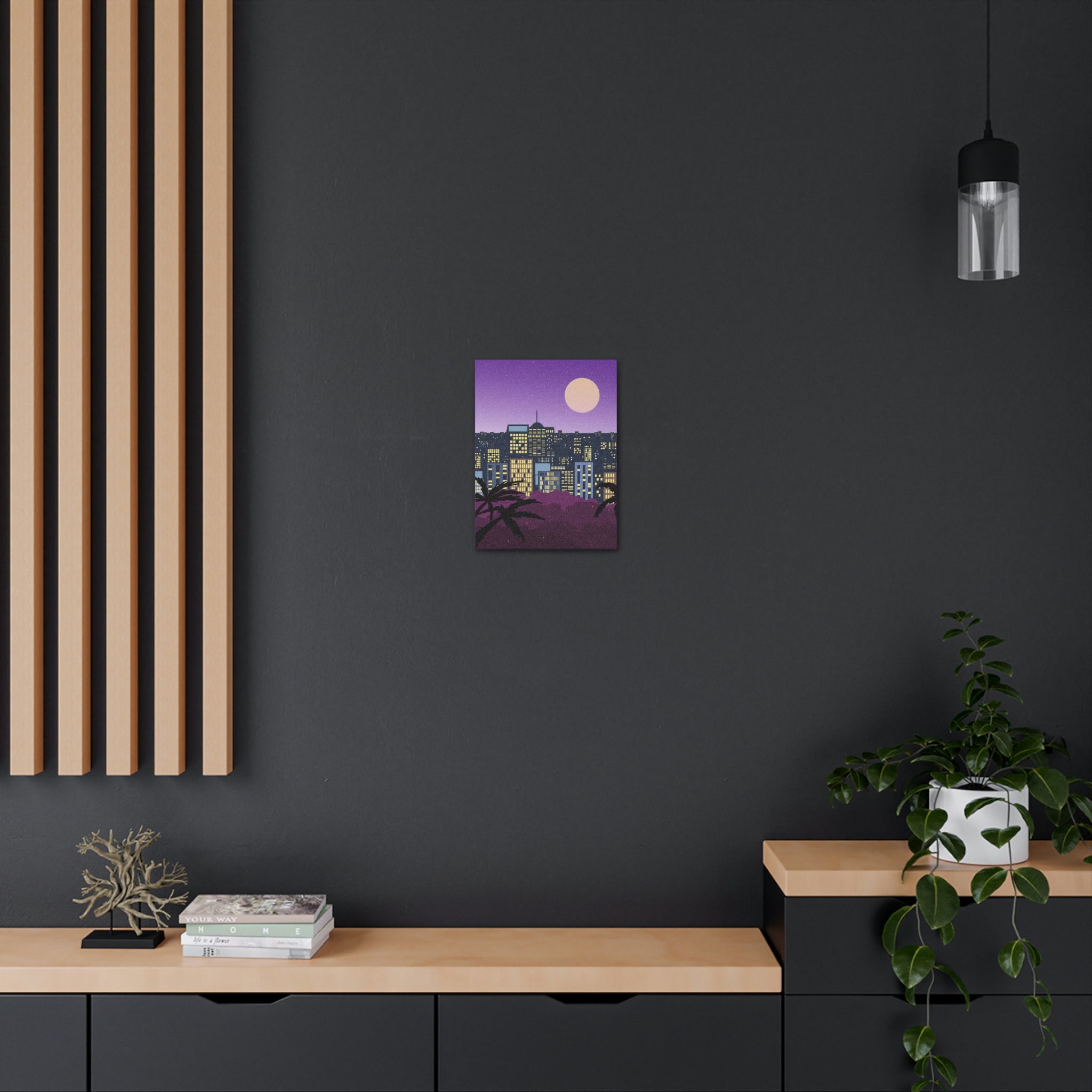 LUNAR NIGHTS WALL CANVAS