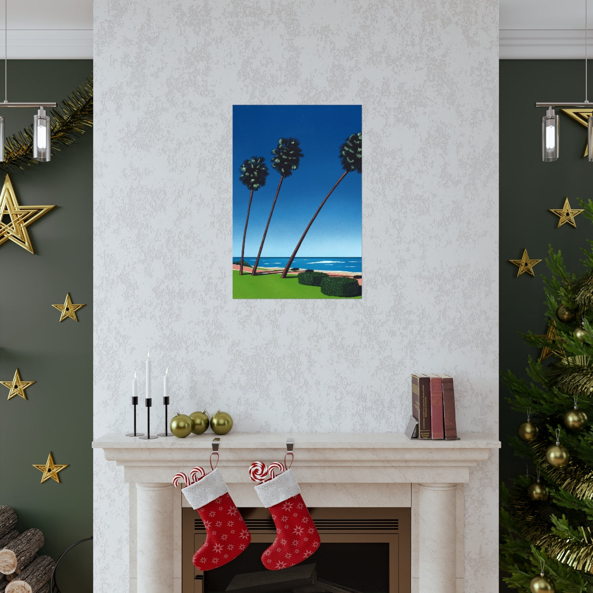 RETRO BEACH WALL POSTER