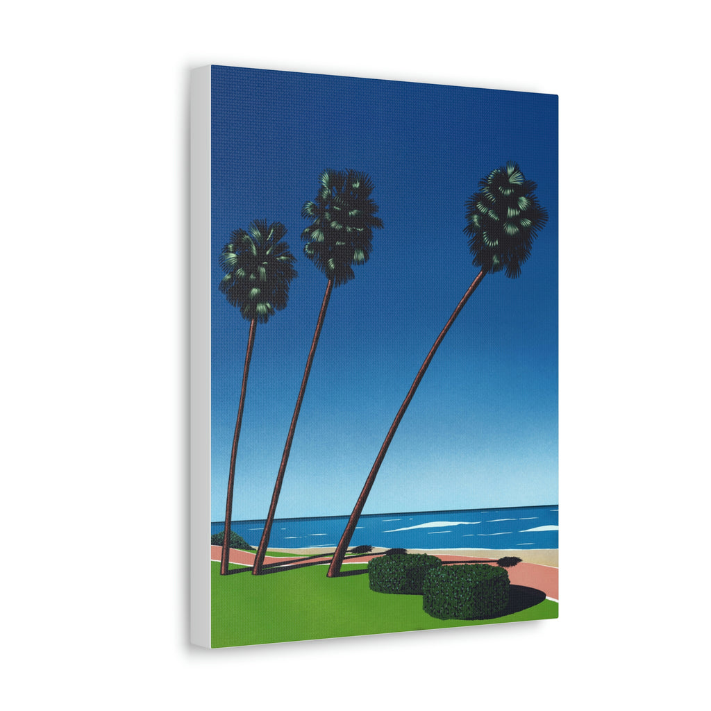 RETRO BEACH WALL CANVAS