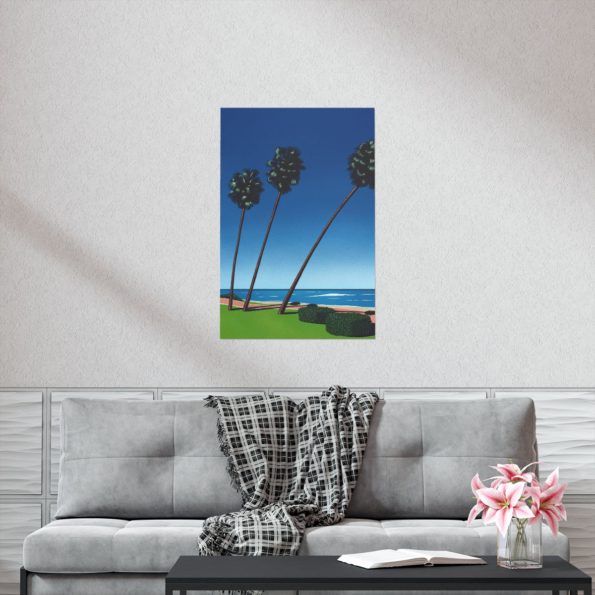 RETRO BEACH WALL POSTER