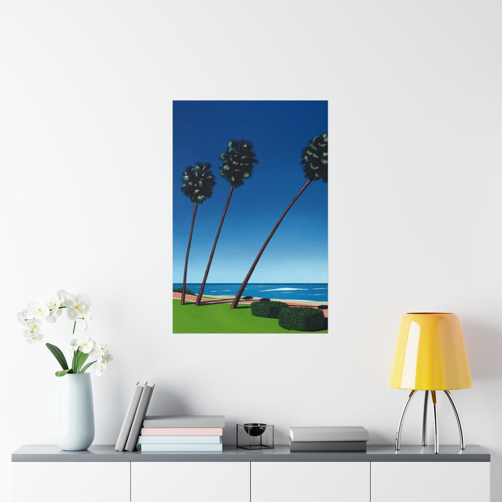 RETRO BEACH WALL POSTER