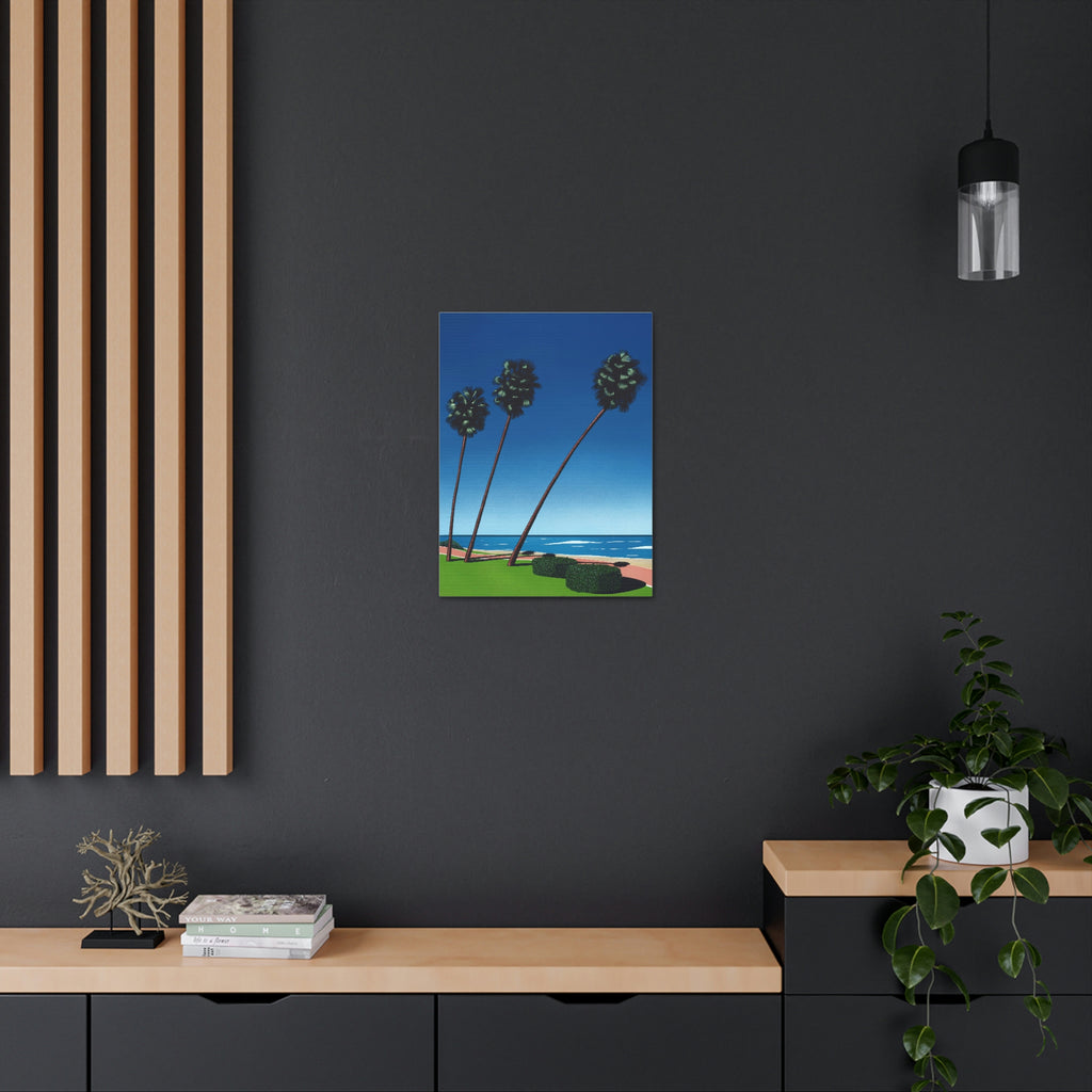 RETRO BEACH WALL CANVAS