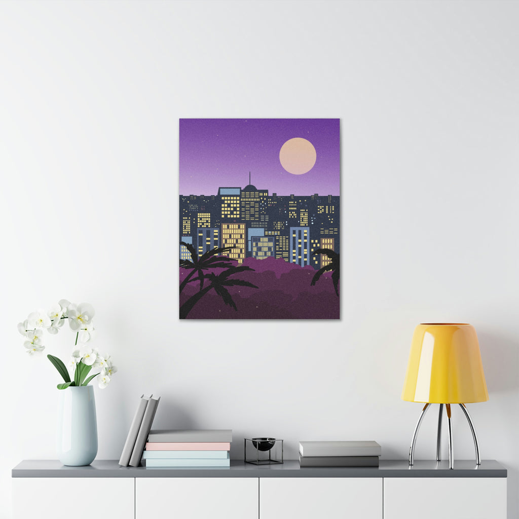 LUNAR NIGHTS WALL CANVAS