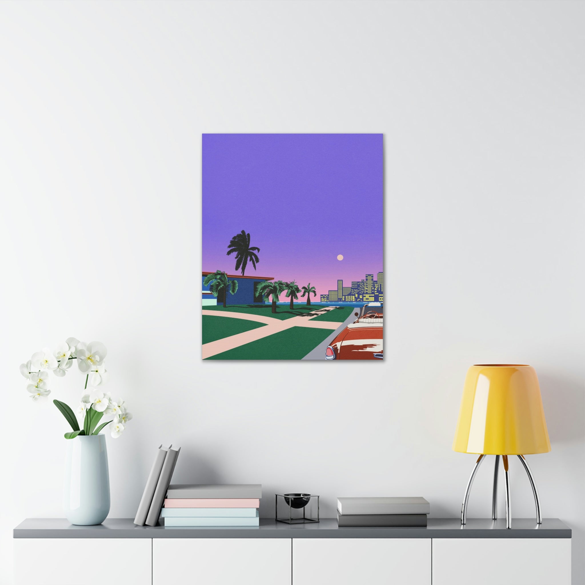 MIAMI NIGHTS WALL CANVAS