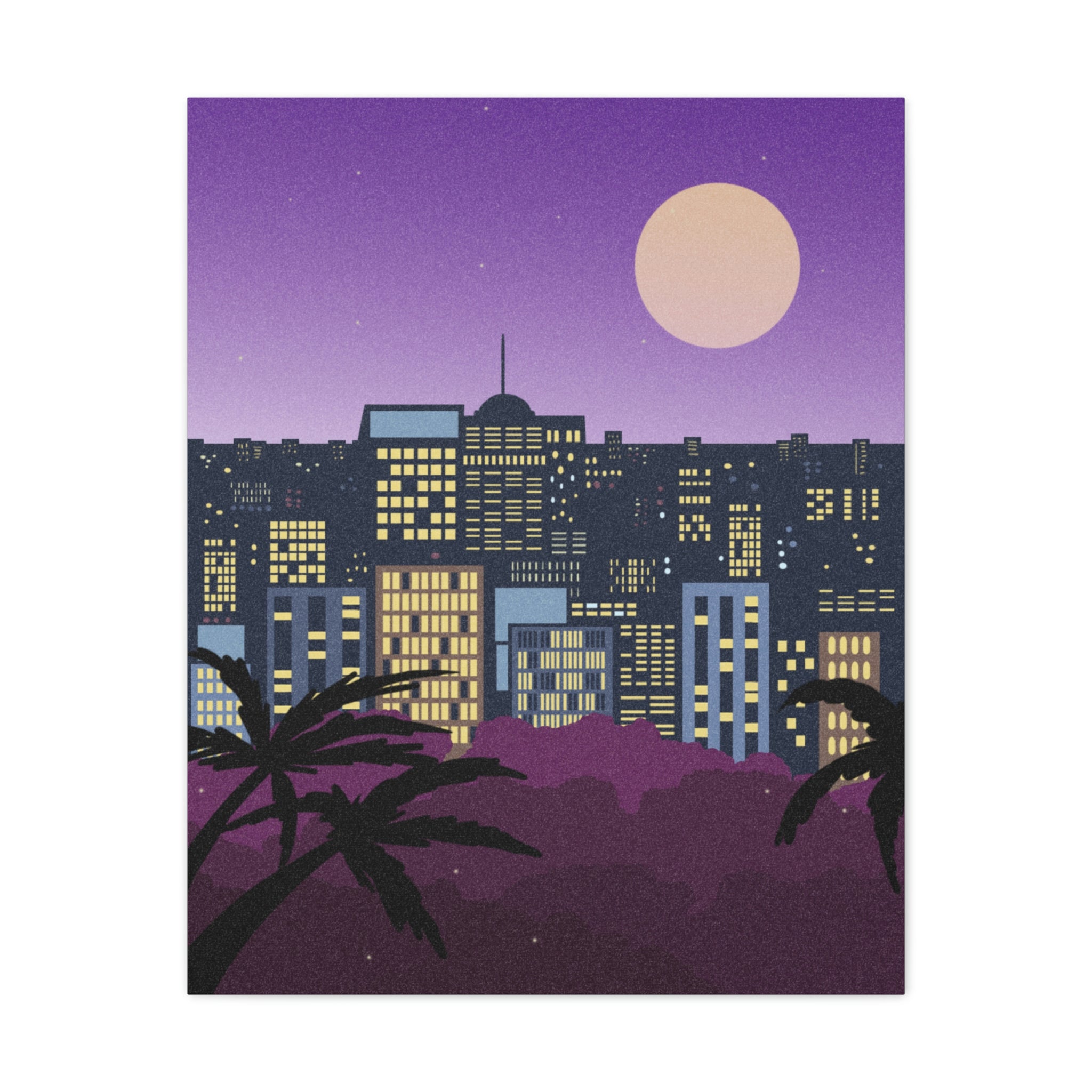 LUNAR NIGHTS WALL CANVAS