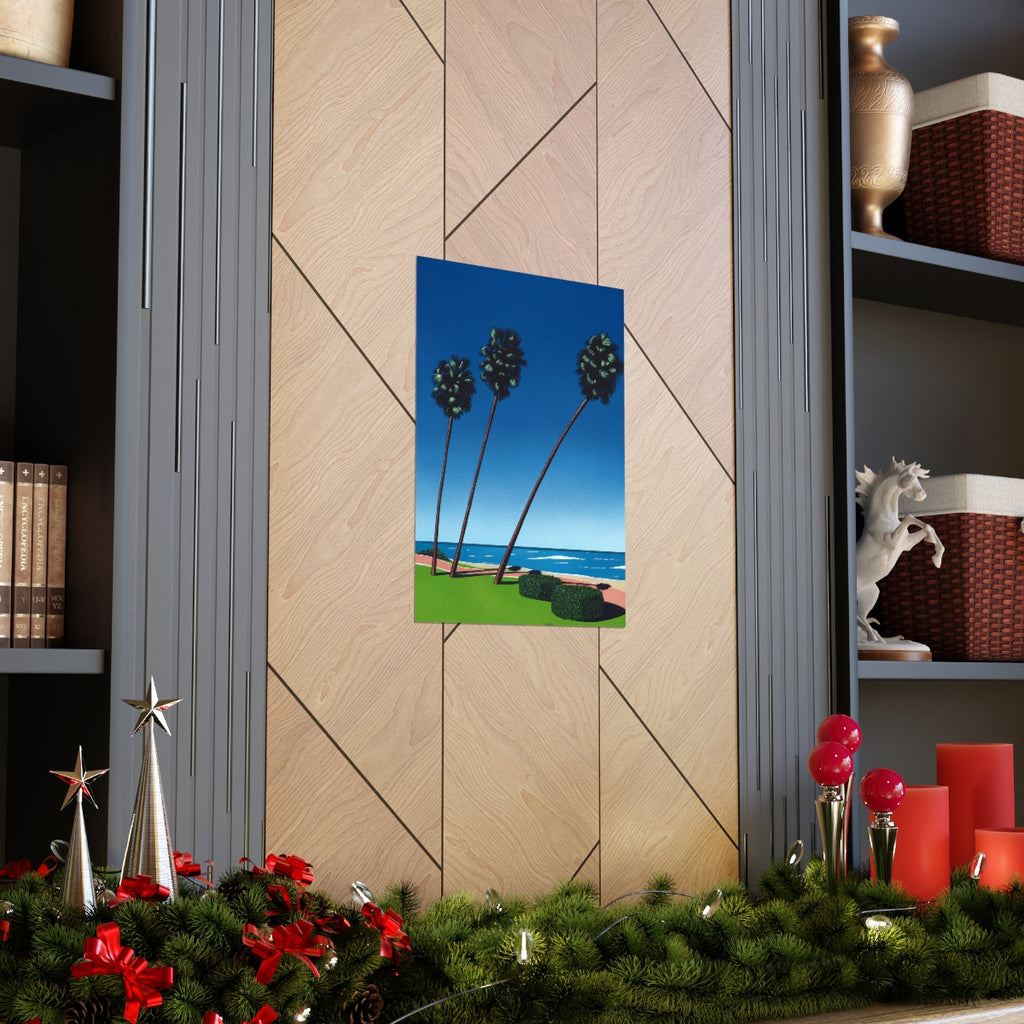 RETRO BEACH WALL POSTER