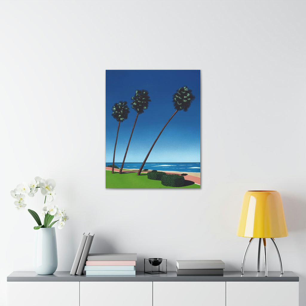 RETRO BEACH WALL CANVAS