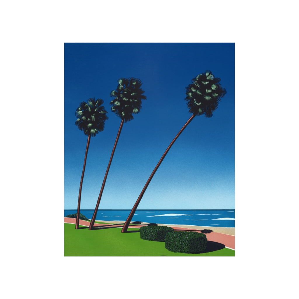 RETRO BEACH WALL POSTER