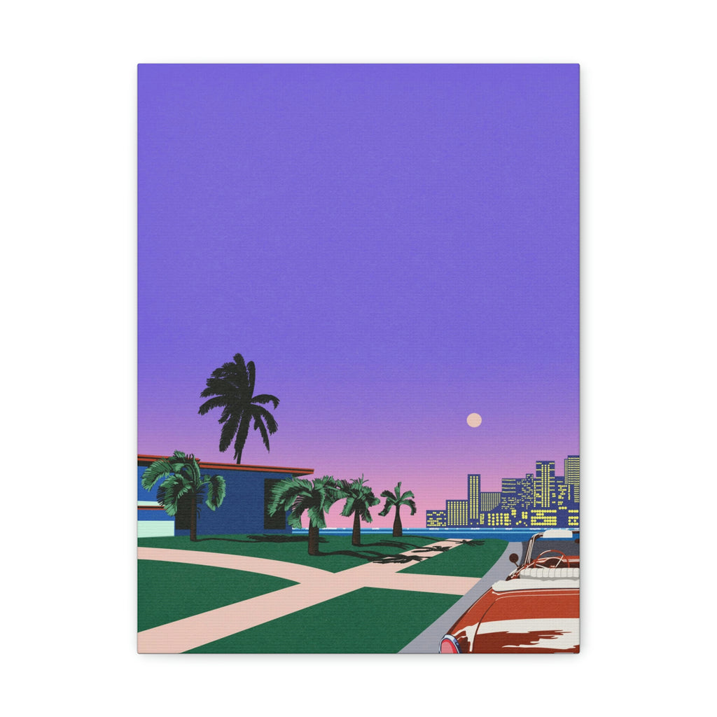 MIAMI NIGHTS WALL CANVAS